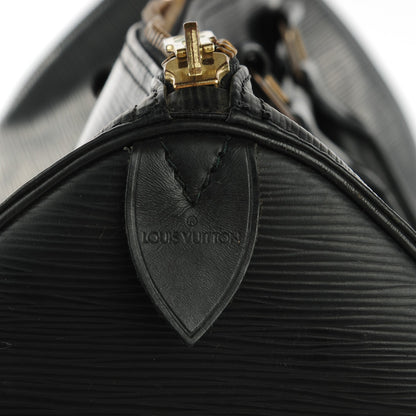 Louis Vuitton Epi Keepall 45 Black 5 of 8
