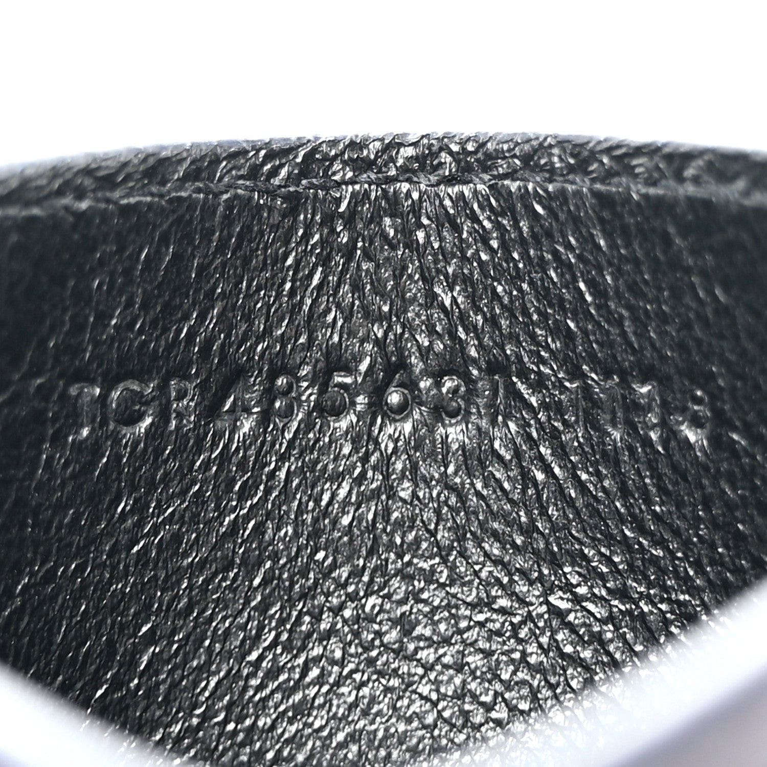Saint Laurent Calfskin Monogram Credit Card Case Dark Notte 7 of 8