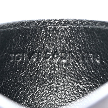 Saint Laurent Calfskin Monogram Credit Card Case Dark Notte 7 of 8