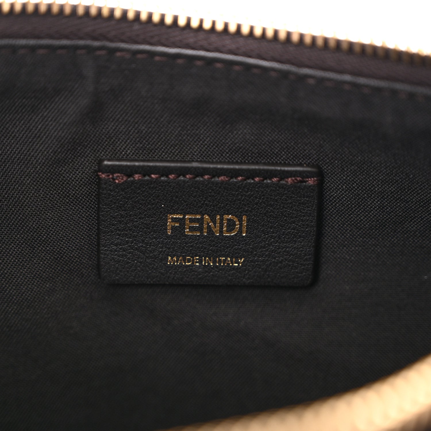 Fendi Fabric Jacquard Vitello Grace FF 1974 Small Fendigraphy Hobo Bag Tobacco Moro Ebano 6 of 10