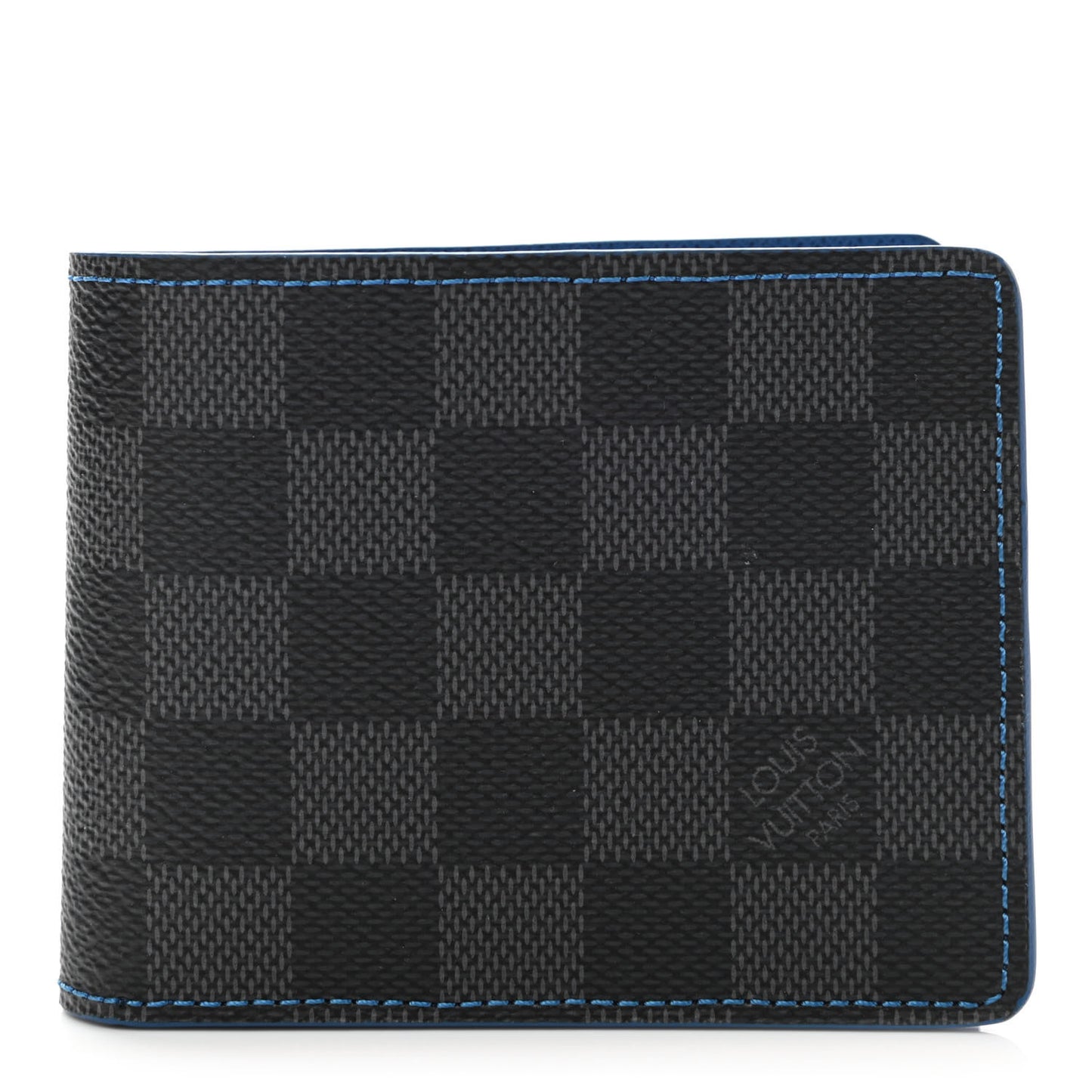 Damier Graphite Slender Wallet Blue