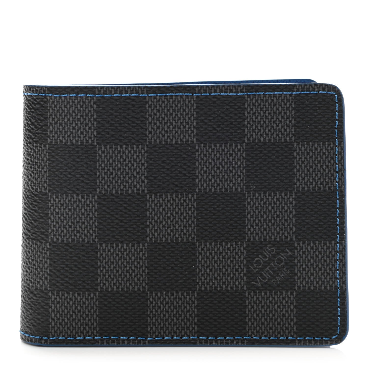 Louis Vuitton Damier Graphite Slender Wallet Blue 1 of 7