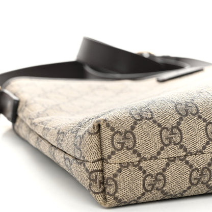 Gucci GG Plus Monogram Medium Flat Messenger Bag Dark Brown 9 of 11
