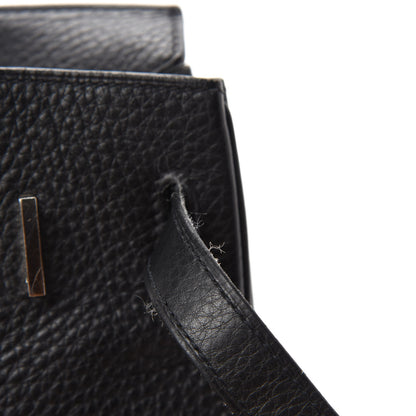 Hermes Taurillon Clemence Birkin 30 Black 8 of 13