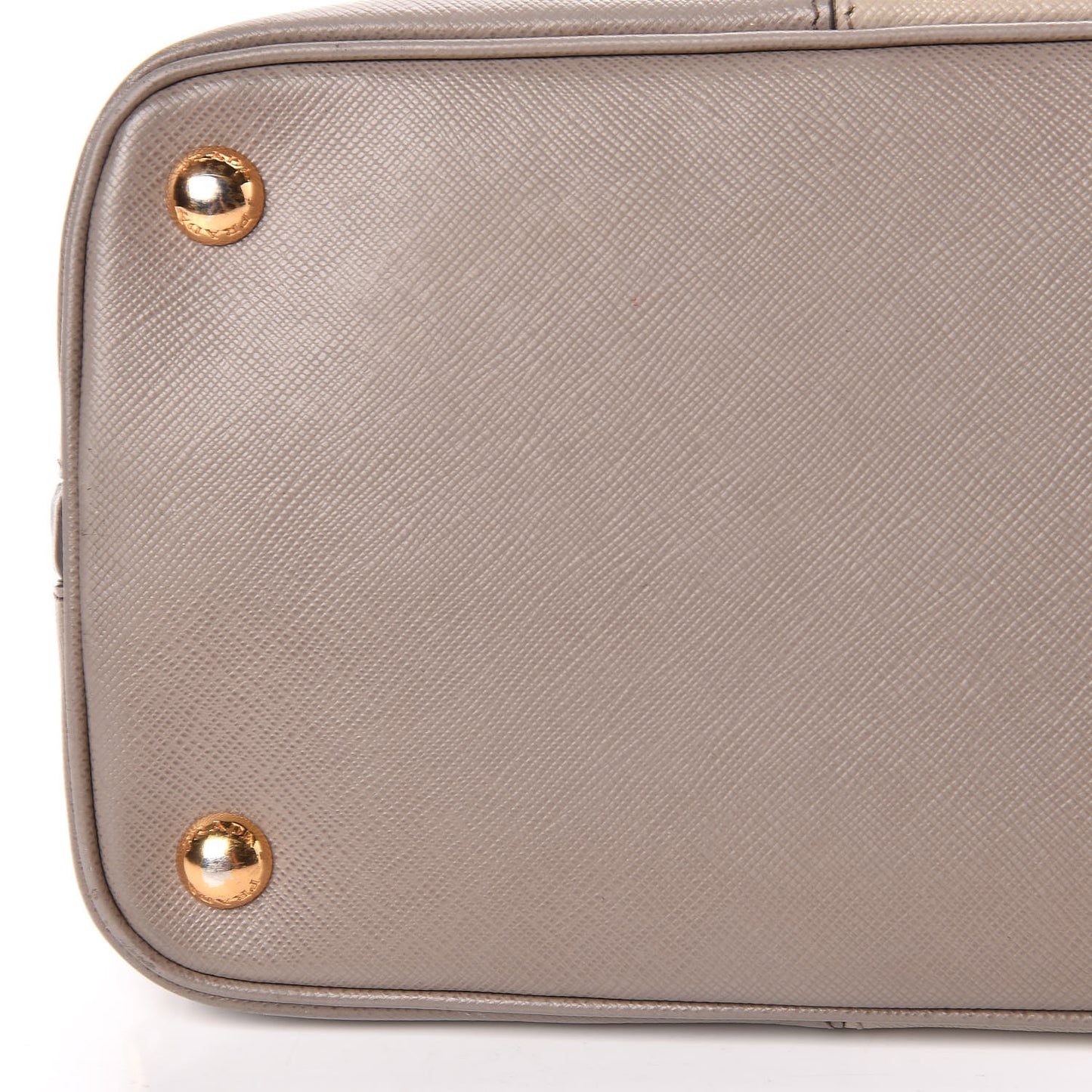 Saffiano Lux Bi-Color Promenade Tote Argilla Pomice