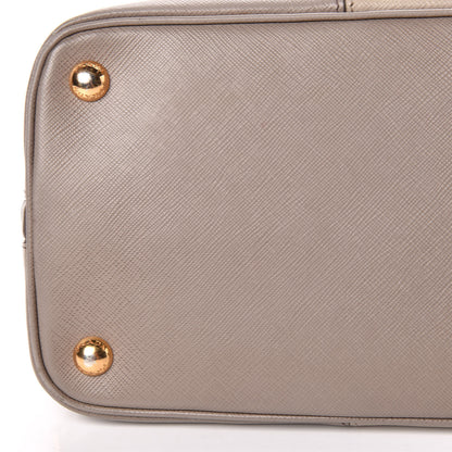 Prada Saffiano Lux Bi-Color Promenade Tote Argilla Pomice 16 of 19