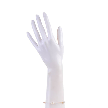 Tiffany 18K Yellow Gold Pearl 6-6.5mm Elsa Peretti Pearls By The Yard Bracelet 2 of 6