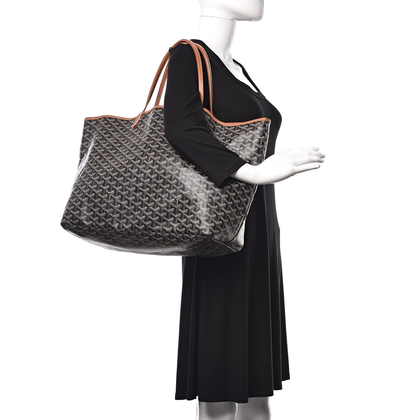 Goyardine Saint Louis GM Black Gold