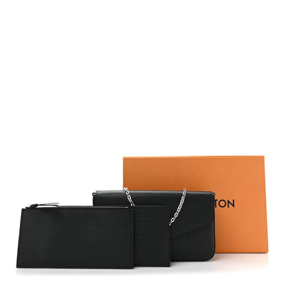 Louis Vuitton Epi Pochette Felicie Black 13 of 13