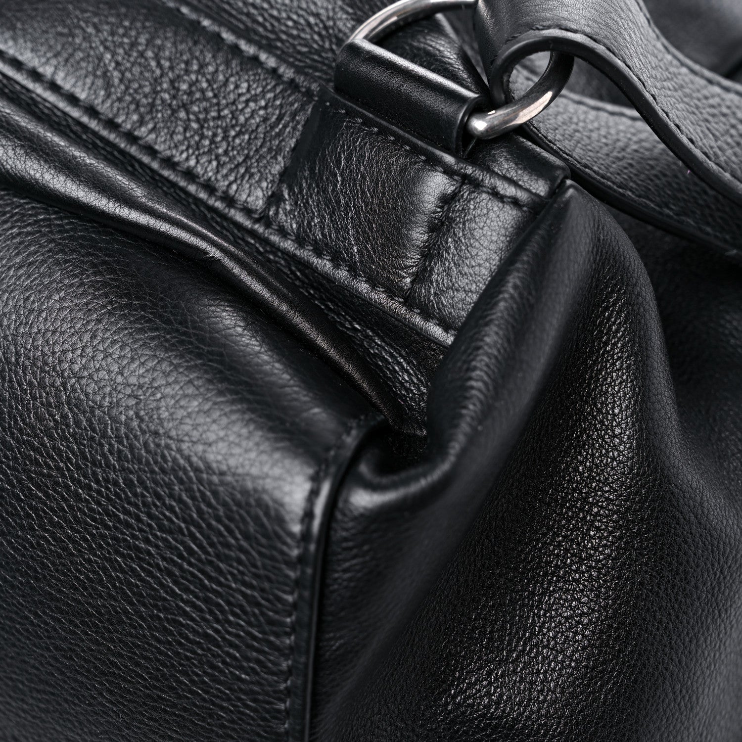 Celine Calfskin Medium Biker Backpack Black 11 of 12