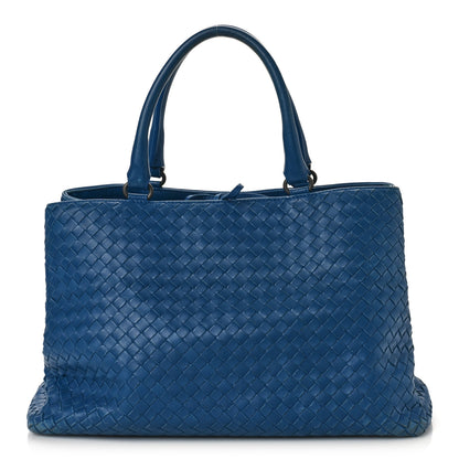 Bottega Veneta Nappa Intrecciato Milano Tote Blue 1 of 15