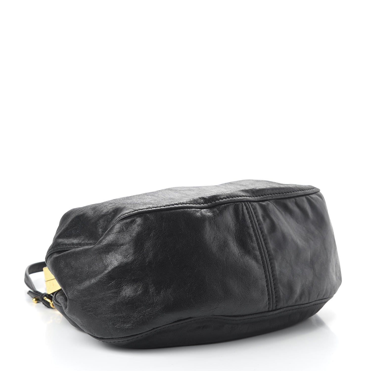 Miu Miu Goatskin Frame Shoulder Bag Black 4 of 9