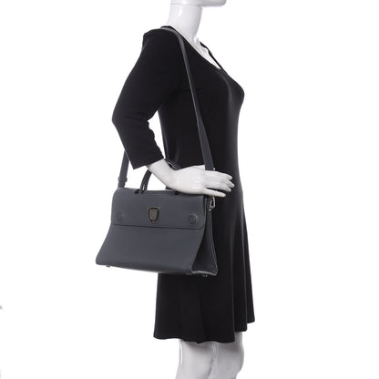 Christian Dior Grained Calfskin Medium Diorever Flap Grey 3 of 10