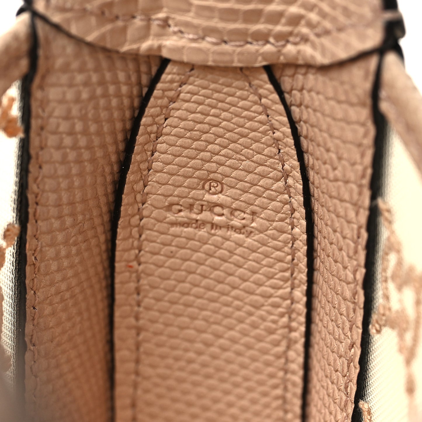 Lizard Mesh Crystal GG Monogram Mini Jackie 1961 Hobo Light Powder Skin Rose