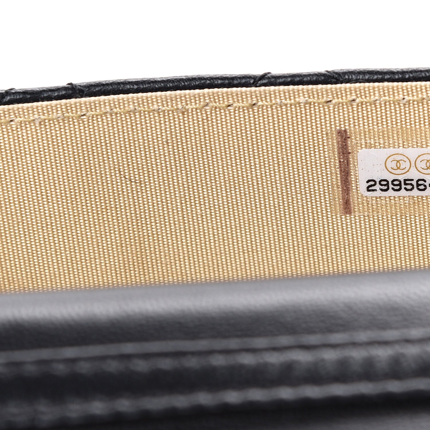 Chanel Lambskin Quilted Pearl Crush Clutch With Chain Black 7 of 10