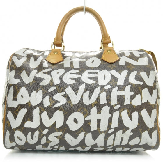 Monogram Graffiti Speedy 30 Silver