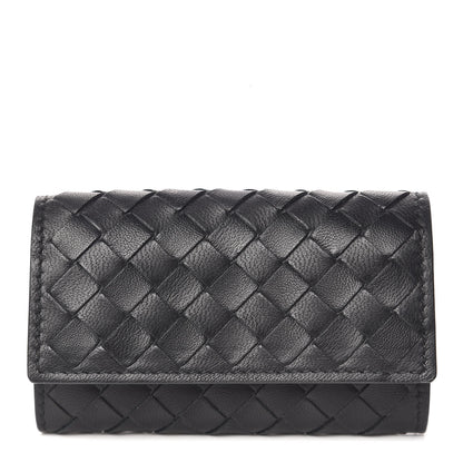Bottega Veneta Nappa Intrecciato Card Holder Black 1 of 8
