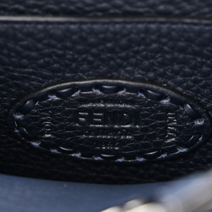 Fendi Cuoio Romano Selleria Bi-Color Small Peekaboo I SEE U Satchel Placca Argento 7 of 10