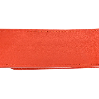 Hermes Suede Goatskin Womens Chypre Sandals 37.5 Rose Chapas Orange Synthetique 8 of 8