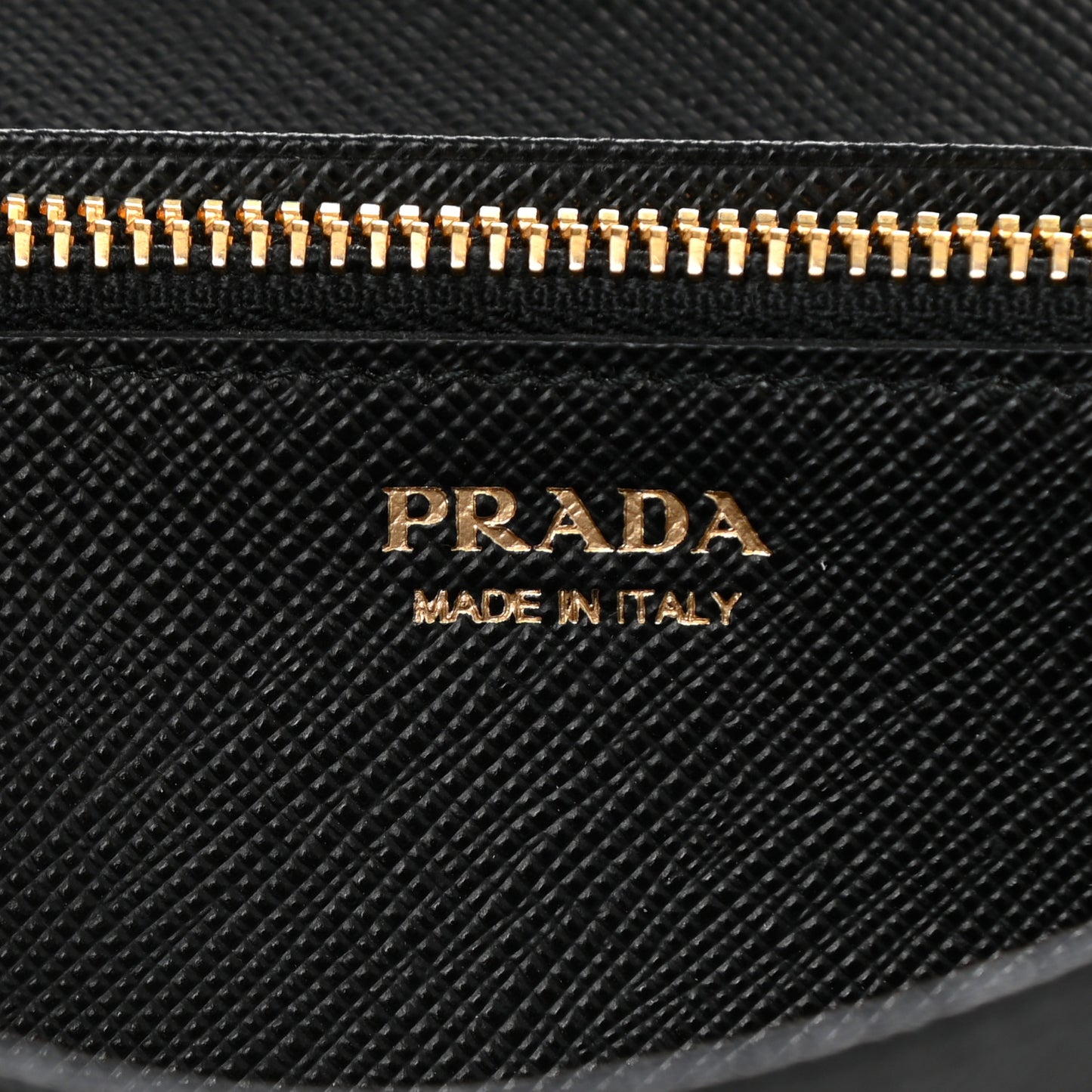 Saffiano Metal Continental Flap Wallet Black