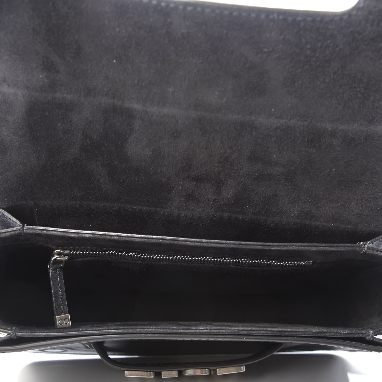 Christian Dior Smooth Calfskin Dio(r)evolution Flap Bag Black 5 of 9