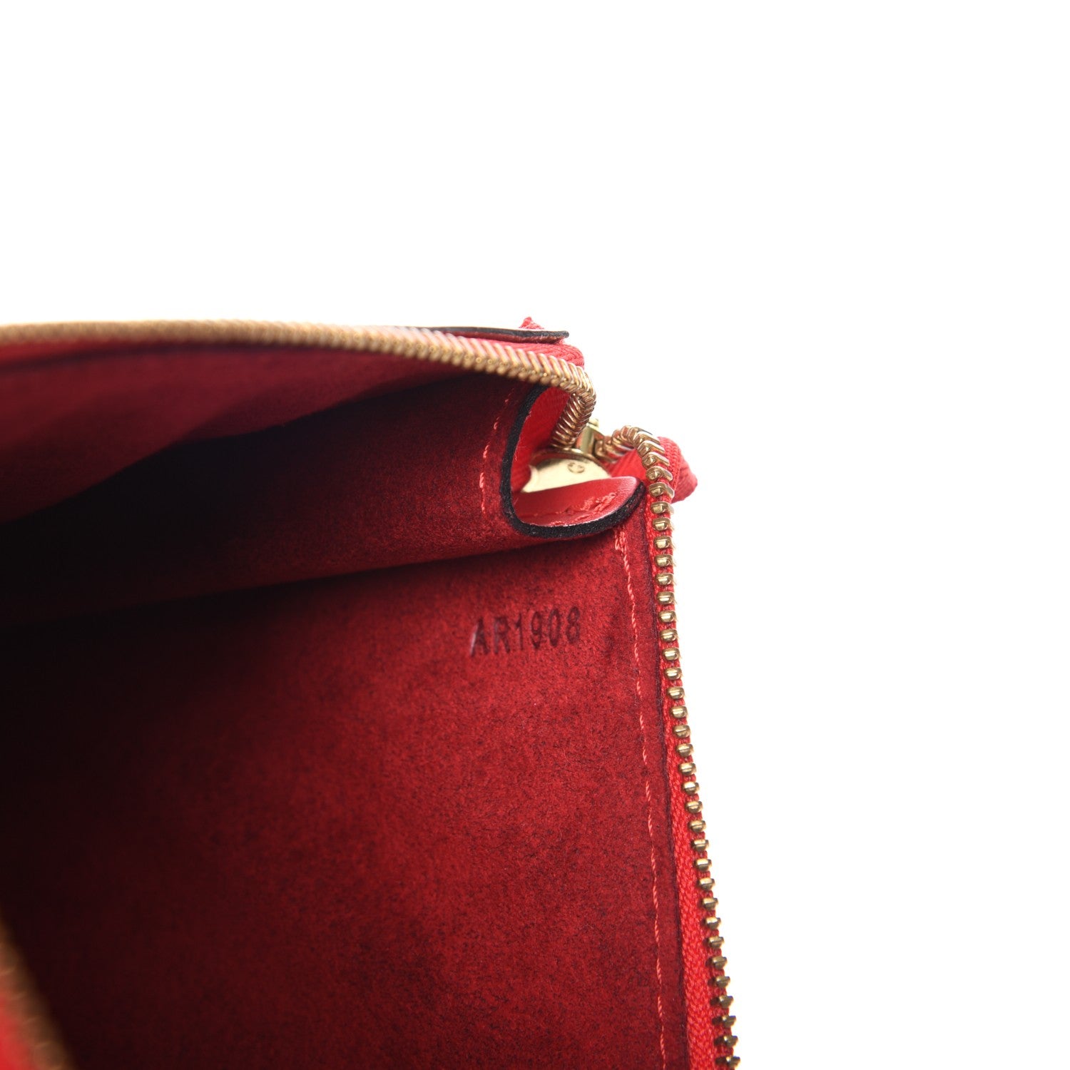 Louis Vuitton Epi Pochette Accessories 21 Castillan Red 6 of 8
