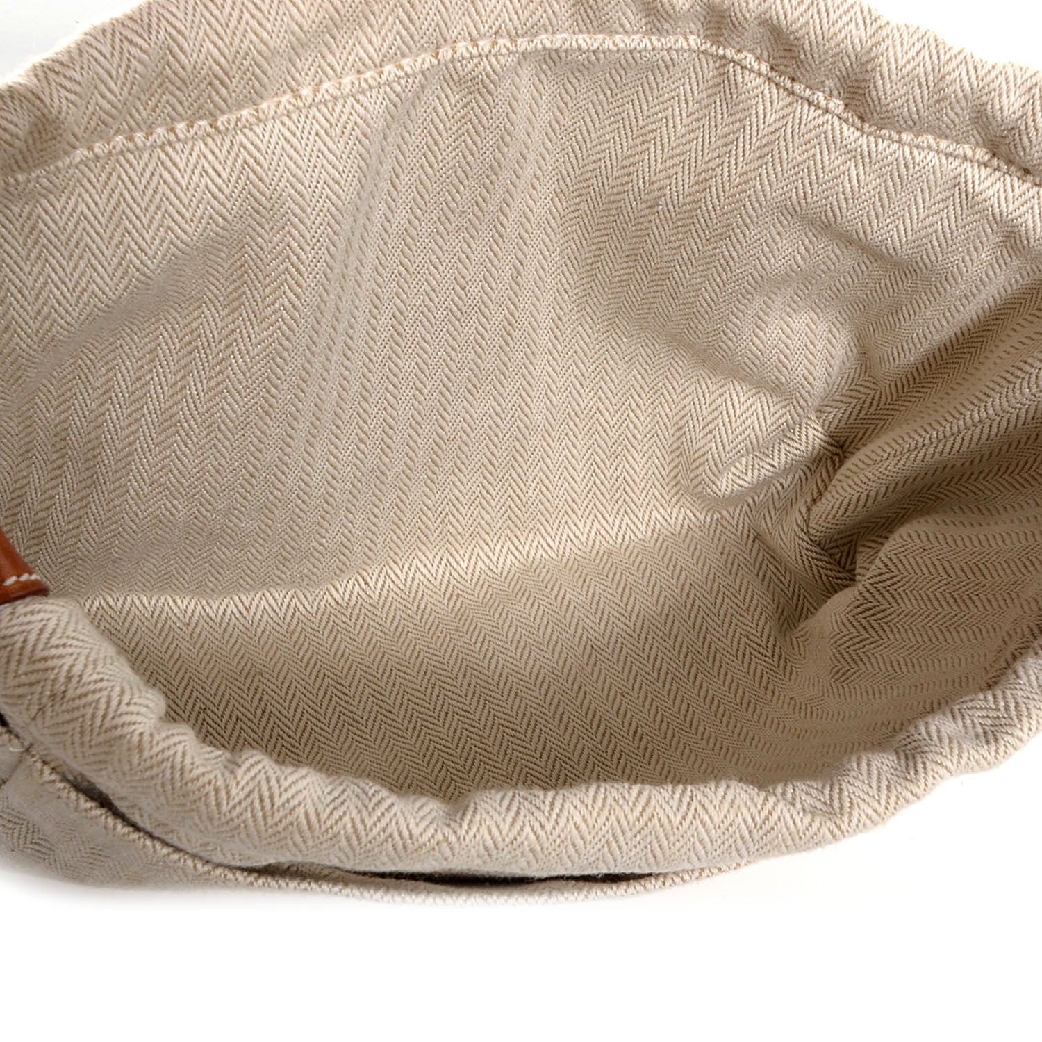 Hermes Canvas Barenia Fourbi 20 PM Pouch Naturel Fauve 5 of 6