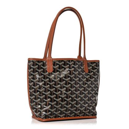 Goyard Goyardine Reversible Mini Anjou Black Gold 3 of 8