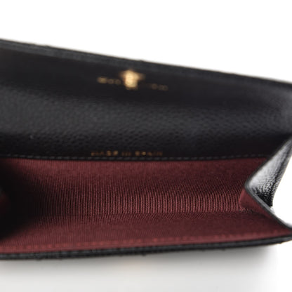 Chanel Caviar Quilted Flap Card Holder Black 6 of 9