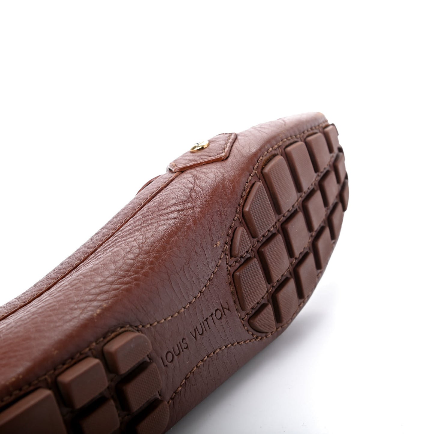 Calfskin Monte Carlo Moccasin Loafers 37 Brown