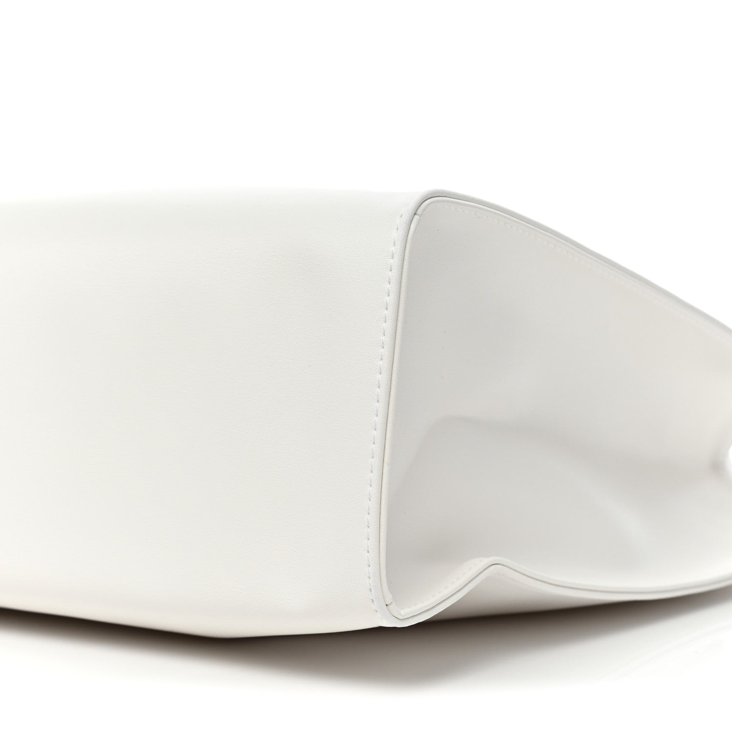Telfar Vegan Leather Medium Shopping Bag White 7 of 7