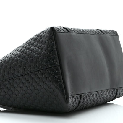 Gucci Soft Microguccissima Dome Satchel Black 9 of 10