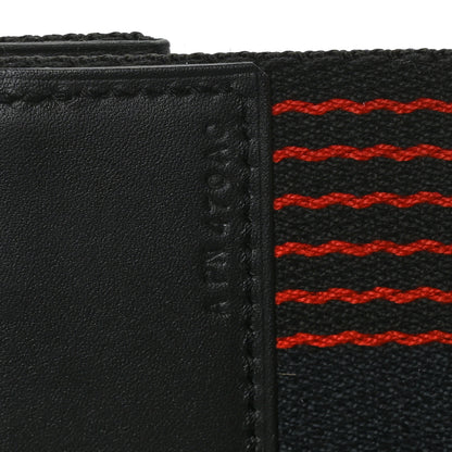 Hermes Sombrero Cavalcadour Sangle Ceinture Wide Belt Black Rouge Dolomites 4 of 4