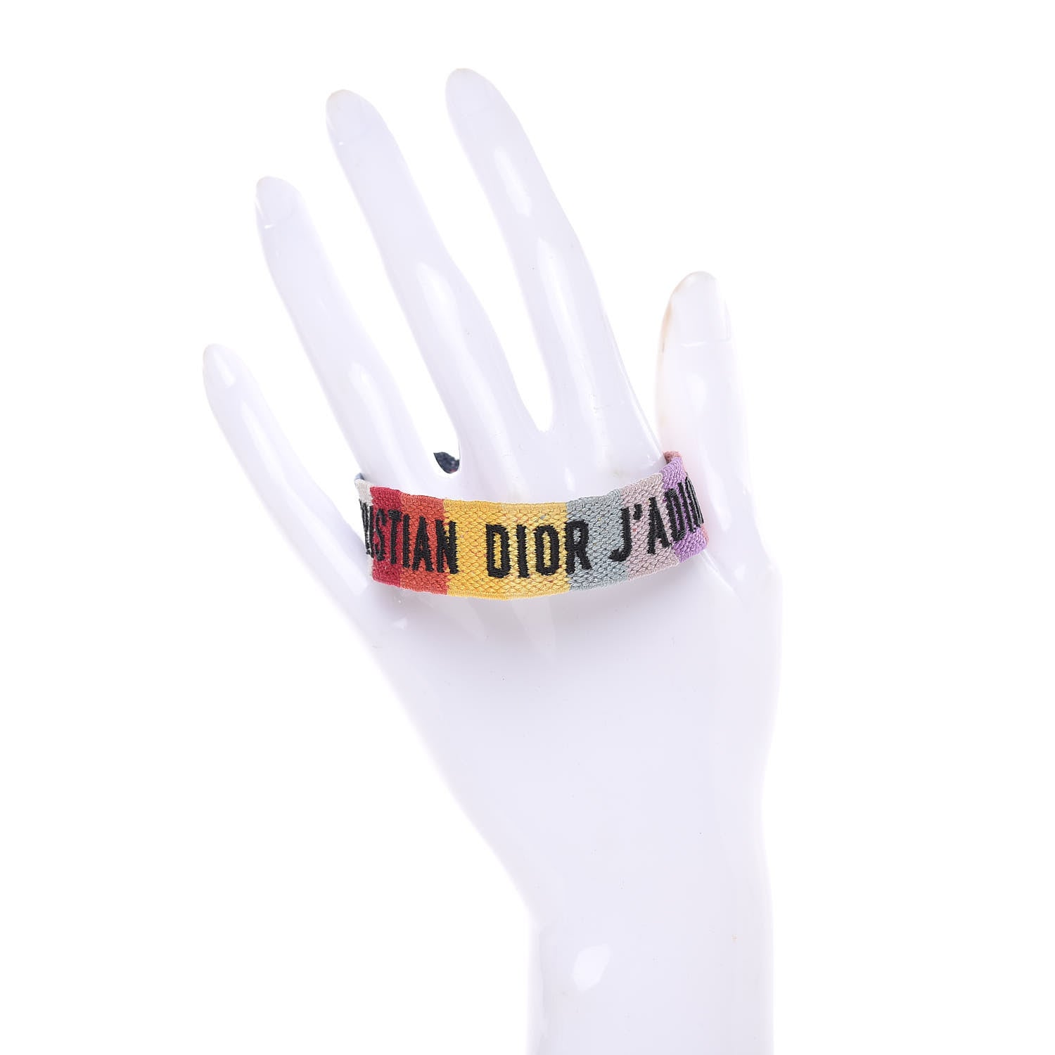 Christian Dior Woven Cotton J'Adior Friendship Bracelet 2 of 4