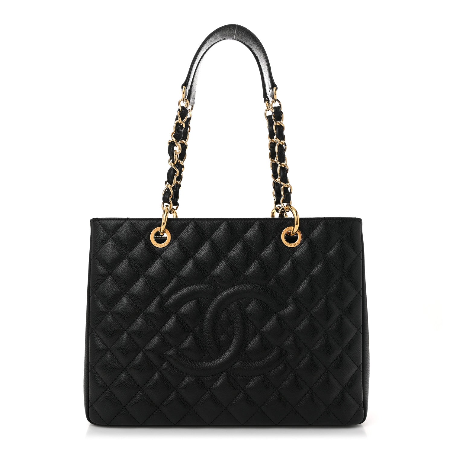 Chanel Quilted Grand Shopping Tote GST Black 1 of 21
