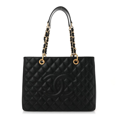 Chanel Quilted Grand Shopping Tote GST Black 1 of 21
