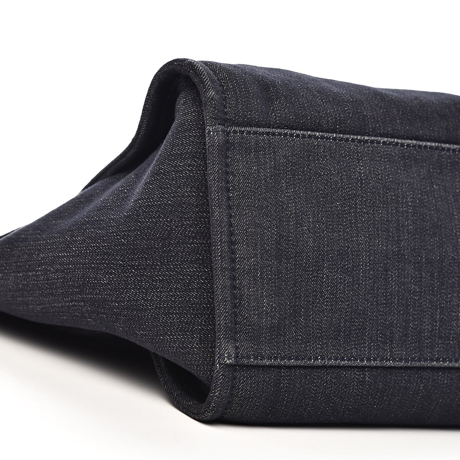 Chanel Denim Large Deauville Tote Dark Blue 13 of 15