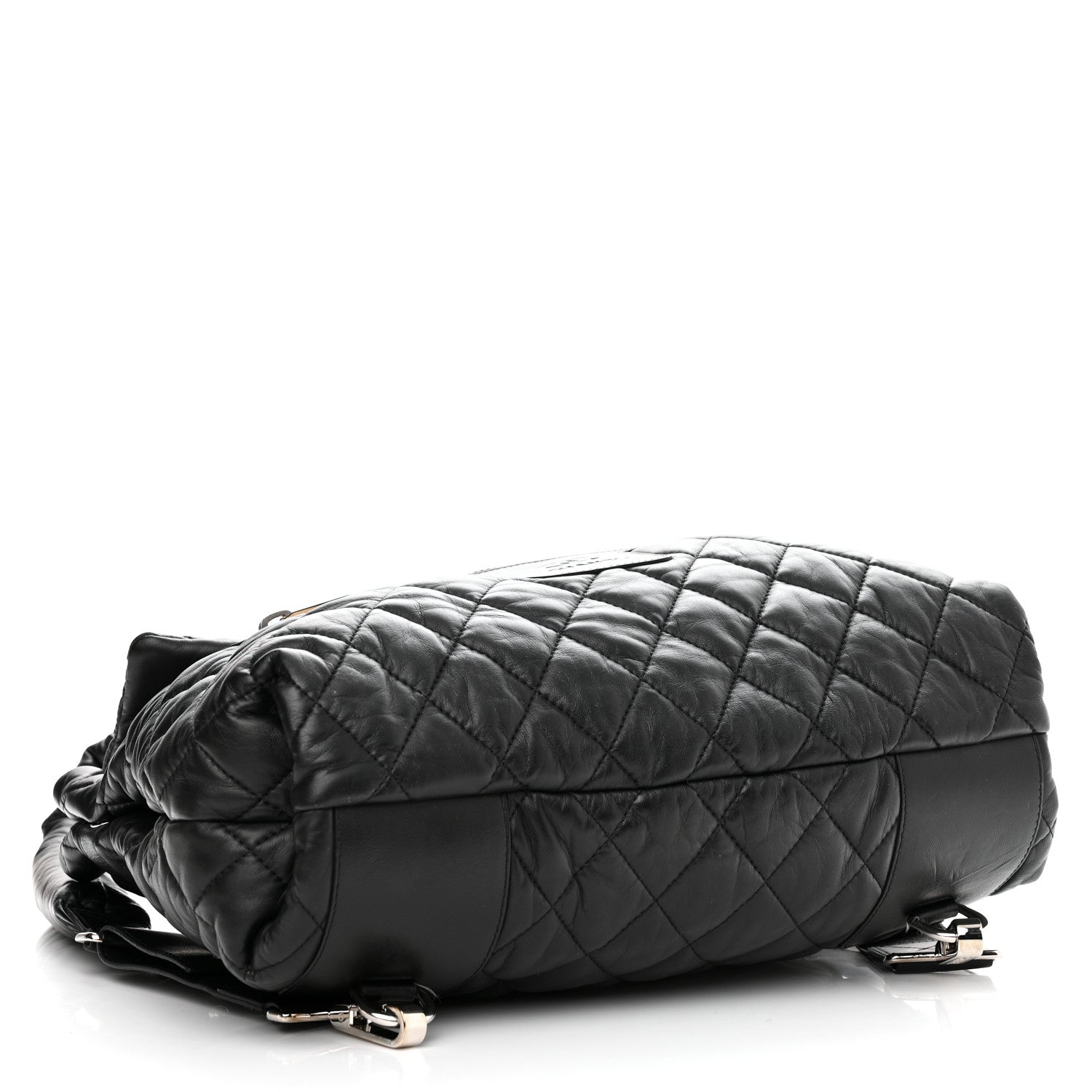 Chanel Lambskin Quilted Coco Cocoon Backpack Black 4 of 12