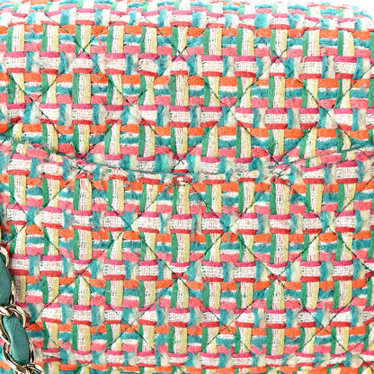 Chanel Tweed Quilted Mini Rectangular Flap Multicolor 10 of 12