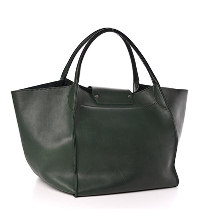 Celine Smooth Calfskin Medium Big Bag Dark Green 3 of 11