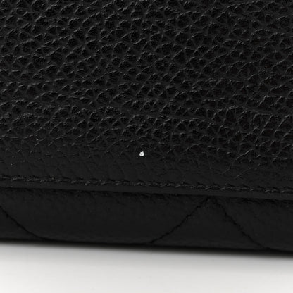 Chanel Caviar Patent Quilted Bowler Black 11 of 11