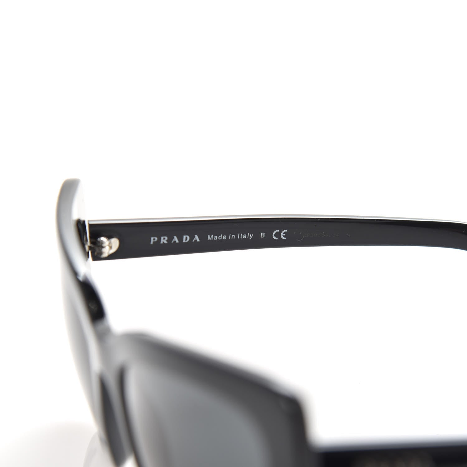 Prada Cat Eye Sunglasses SPR 08V Black 6 of 7