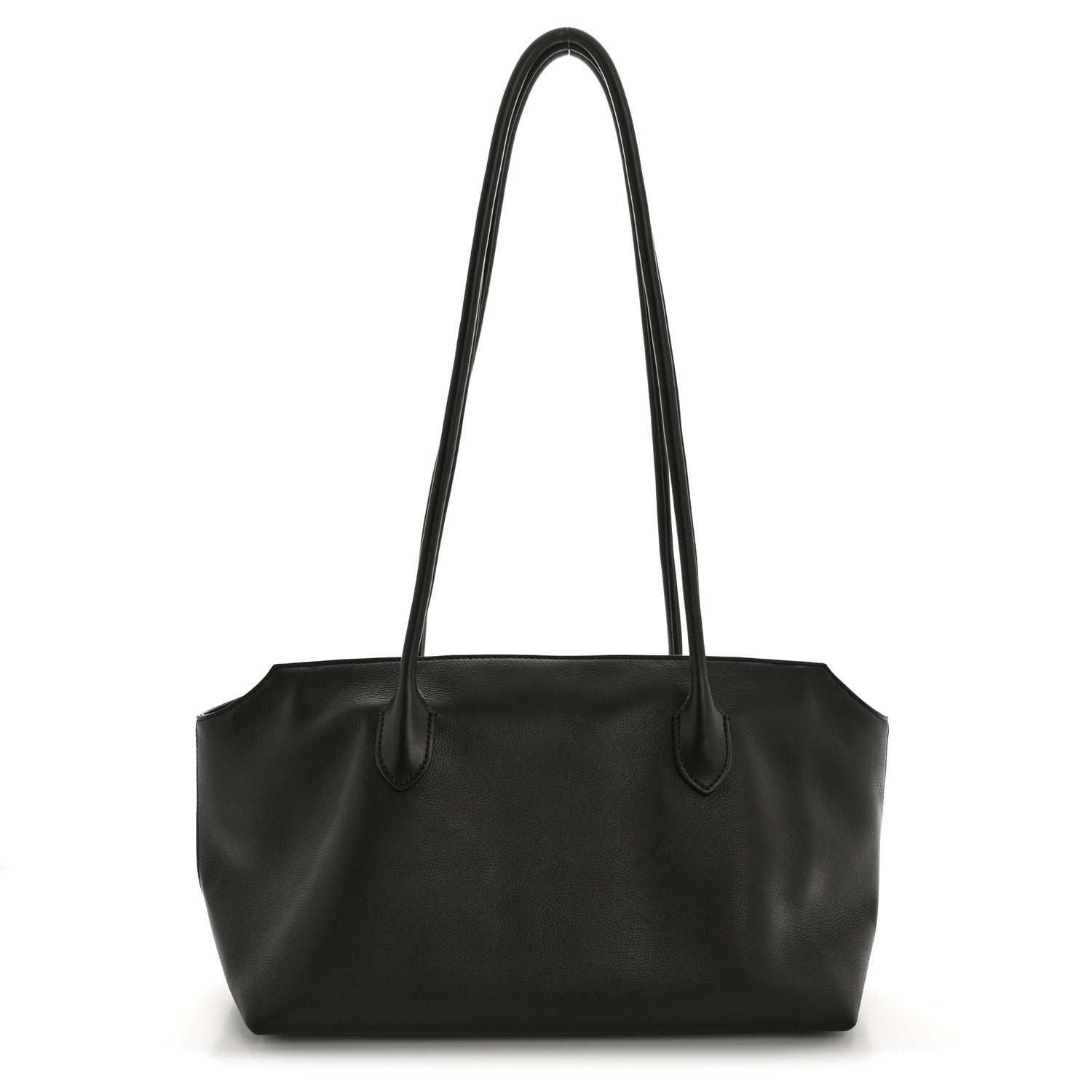 The Row Grained Calfskin Terrasse Bag  Dark Brown 1 of 11