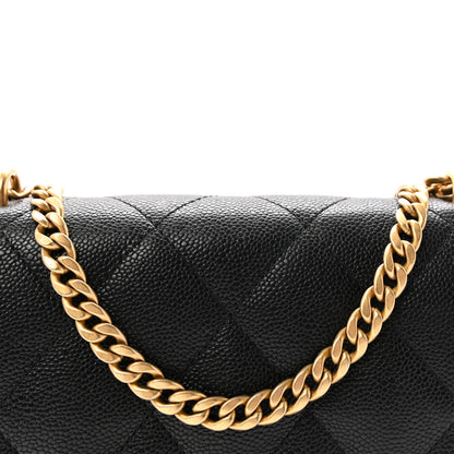 Chanel Caviar Quilted Mini Sweetheart Flap Black 8 of 11