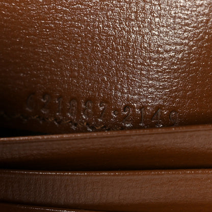 Gucci GG Supreme Monogram Horsebit 1955 Card Case Wallet Beige Ebony Brown Sugar 8 of 10