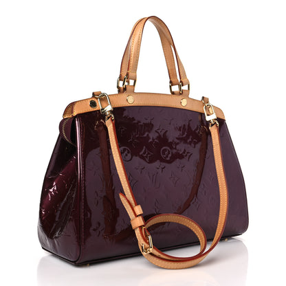Louis Vuitton Vernis Brea MM Griotte 3 of 8