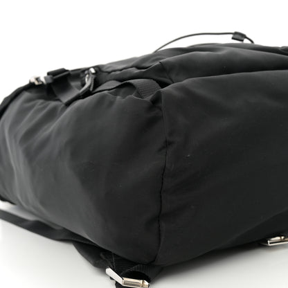 Prada Tessuto Nylon Montagna Double Buckle Backpack Black 10 of 11
