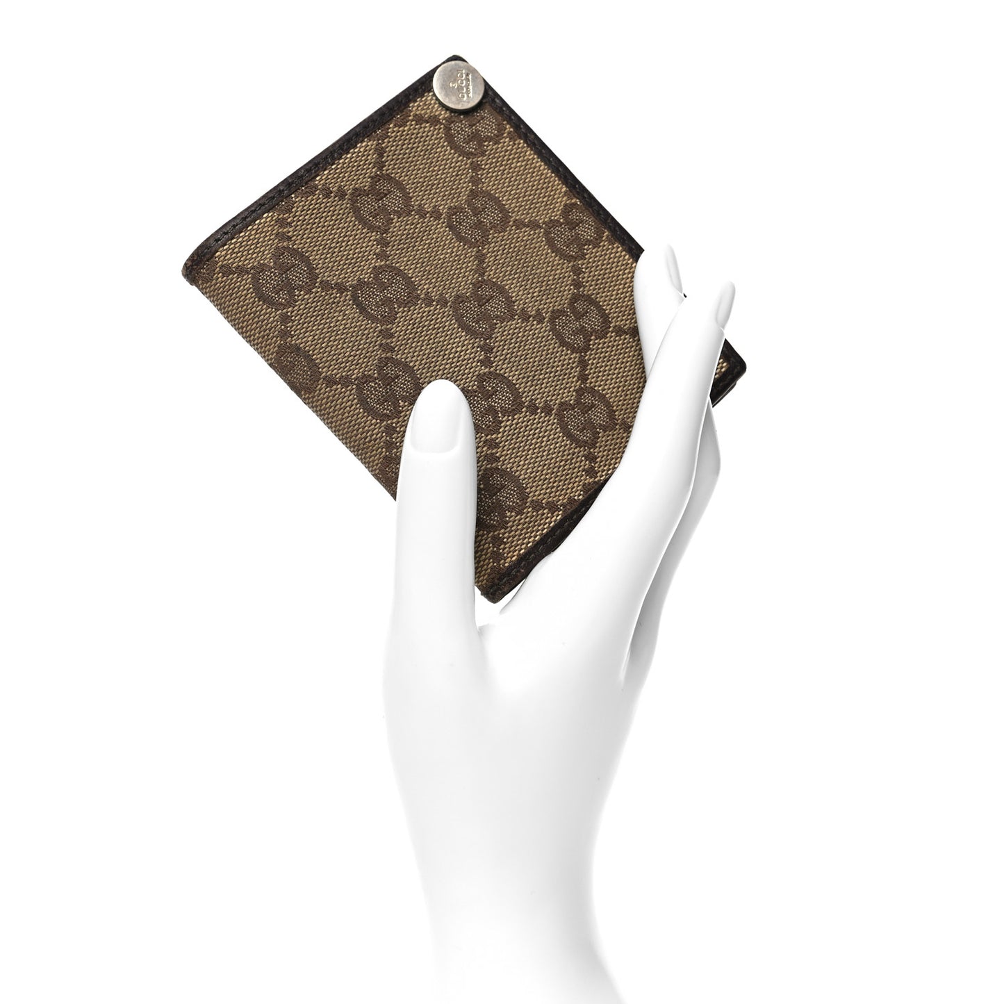 Monogram Bi-Fold Wallet Dark Brown
