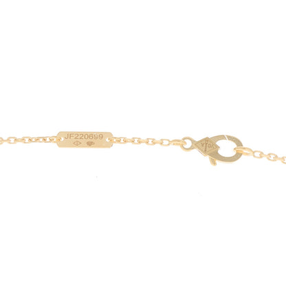 Van Cleef & Arpels 18K Yellow Gold Mother of Pearl Vintage Alhambra Pendant Necklace 5 of 6