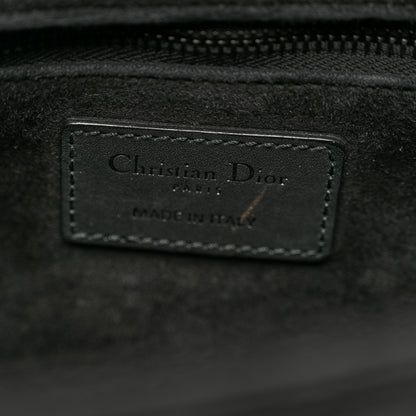 Christian Dior Ultra Matte Calfskin Cannage Medium Lady Dior Black 8 of 14